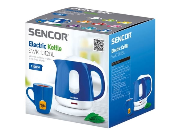 Sencor SWK 1012BL - Kjele - 1 liter - 1.1 kW - blå