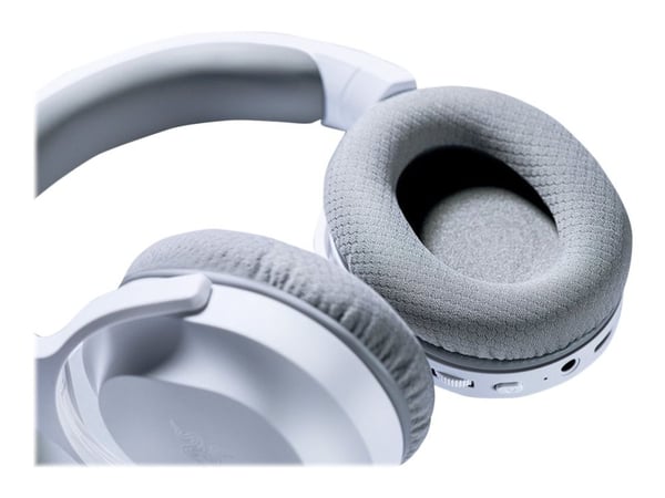 Razer Barracuda X - Hodesett - full størrelse - Bluetooth / 2,4 GHz radiofrekvens - trådløs, kablet - 3,5 mm jakk, USB-C - lydisolerende - kvikksølv