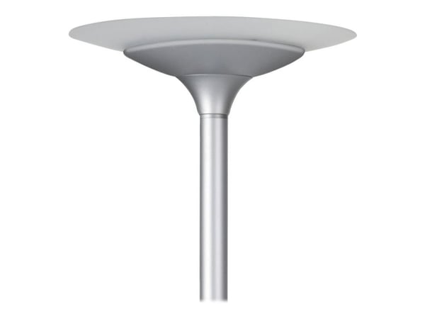 Unilux Premium Variaglass - Torchiere-gulvlampe - LED - 22 W - klasse A+ - 3000 K - mattert, metallgrå