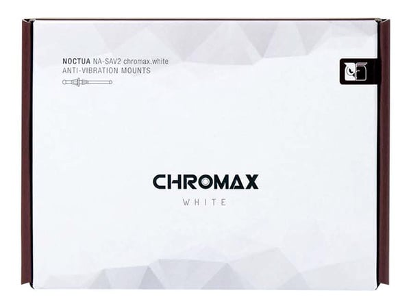 Noctua chromax NA-SAV2 - Vibrasjonsabsorberingssett for systemvifte - chromax.white