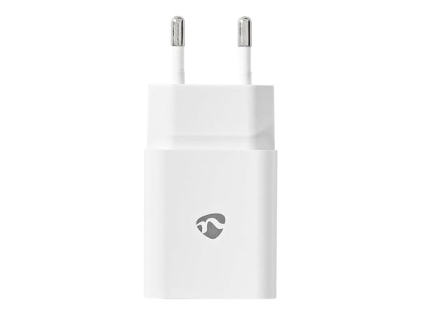 Nedis WCHAU242AWT - Strømadapter - 12 watt - 2.4 A (USB) - hvit