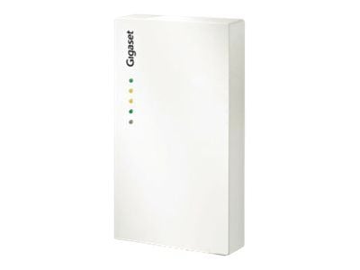 Gigaset N720 DM Pro - Trådløs VoIP-telefonbasisstasjon - DECT\GAP - SIP - polarhvit