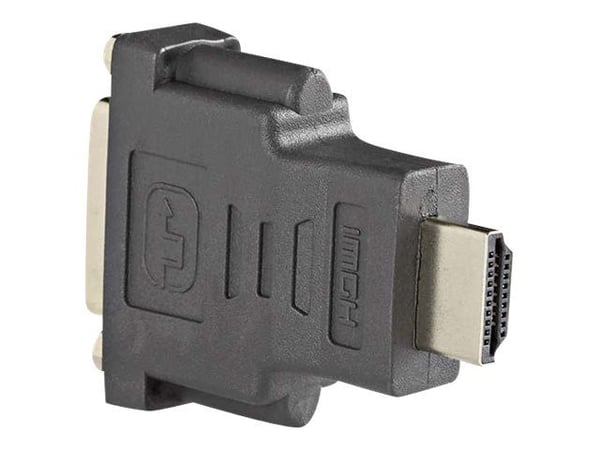 Nedis HDMI™-adapter | HDMI™-kontakt | DVI-D 24+1-pinners kontakt | Forgylt | Rett | ABS | Antrasitt | 1 stk | Emballasje med visningsvindu