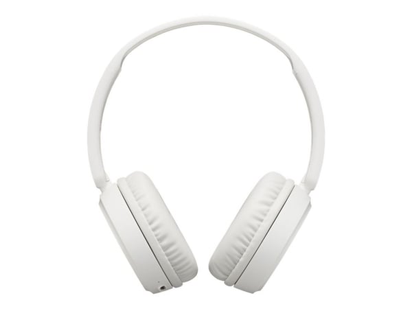 JVC HA-S35BT - Hodetelefoner med mikrofon - on-ear - Bluetooth - trådløs - hvit