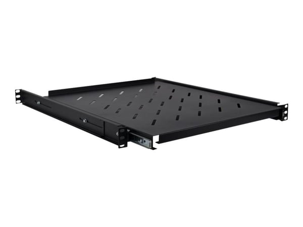 Inter-Tech SWAS-550/800 - Golvpanel för rack - svart, RAL 9005 - 1U - 19"