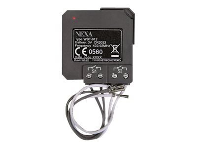 Nexa WBT-912 - Sender - trådløs - 433.92 MHz Nexa WBT-912 - Sender - trådløs - 433.92 MHz