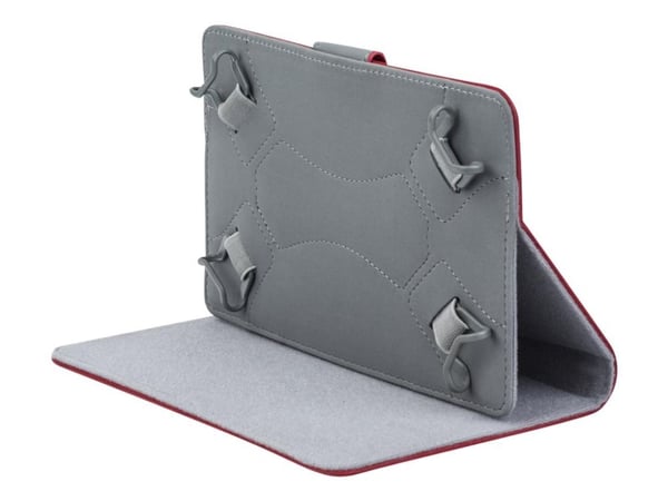 Riva Case 3017 - Lommebok for nettbrett - polyuretanlær - rød - 10.1"