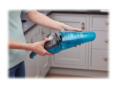 BLACK+DECKER DustBuster WDC215WA - Støvsuger - håndholdt - uten pose - uten kabel - blå/titan