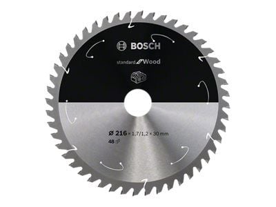Bosch RUNDSAVKLINGE ACCU STD TRÆ 216X30MM 48T