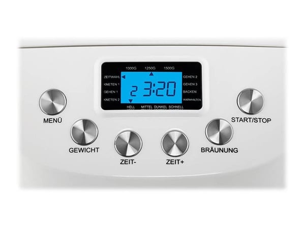UNOLD BACKMEISTER 68520 Big White - Brødmaskin - 850 W - hvit