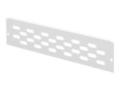 DIGITUS DN-96802M-2 - Fiberoptisk adapterplate - grå, RAL 7035 - 12 porter - for P/N: DN-96800M-2