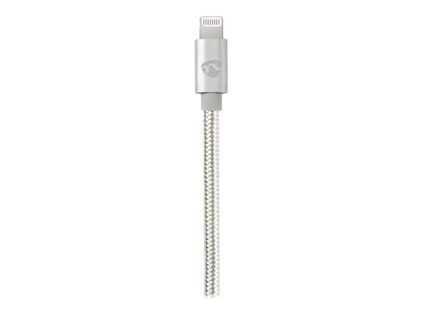 Nedis - Lightning-kabel - Lightning hann til USB-C hann - 1 m - aluminium