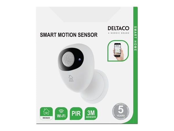 DELTACO SH-WS01 - Rörelsesensor - trådlös - 802.11b/g/n - 2.4 Ghz