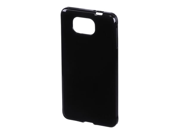 Hama "Crystal" - Baksidedeksel for mobiltelefon - termoplast-polyuretan (TPU) - svart - for Samsung Galaxy Alpha