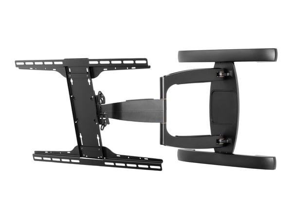 Peerless Universal Full-Motion Plus Wall Mount SA761PU - Monteringssett (veggmontering) - for flatpanel - smeltet epoksy - glanssvart - skjermstørr...