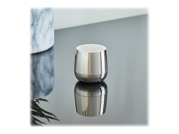 Lexon MINO+ ALU - Høyttaler - for bærbar bruk - trådløs - Bluetooth - 3 watt - alu poli