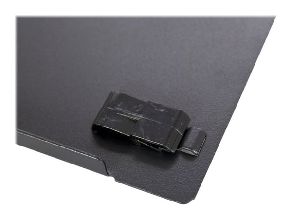Inter-Tech 19" blanking panel, sort 1U, klippet
