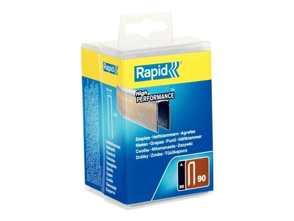 Rapid High Performance - Klamrar - No. 90 - hartsbeläggning - paket med 3000