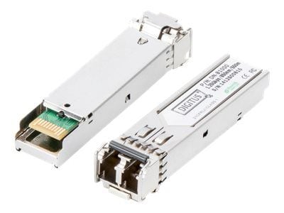 DIGITUS - SFP (mini-GBIC) transceivermodul - 1GbE - 1000Base-SX - SFP (mini-GBIC) / LC multimodus - opp til 550 m - 850 nm