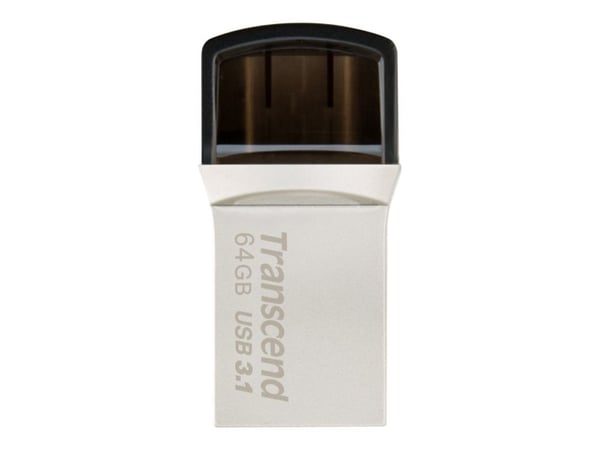Transcend JetFlash 890 - USB-flashstasjon - 64 GB - USB 3.1