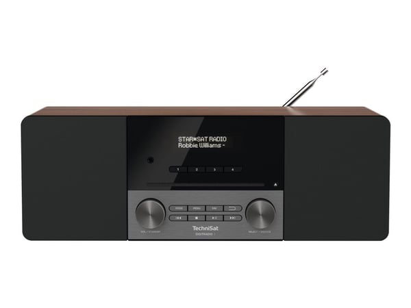 TechniSat 3 - Lydsystem - 2 x 10 watt - valnøtt