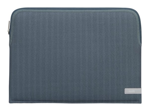 Moshi Pluma - Fodral för bärbar dator - 13" - denimblå - för Apple MacBook Pro 13.3" (Late 2016, Mid 2017, Mid 2018, Mid 2019); MacBook Air (Early ...