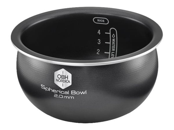 OBH Nordica QK6018S0 Versatile - Riskokare - 2 liter - 350 W - svart