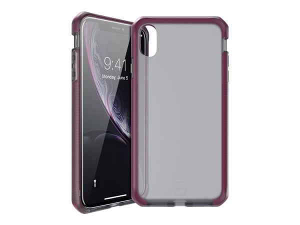 ITSKINS Supreme // Frost - Baksidedeksel for mobiltelefon - Impacthane - røyk, fuksia - 6.1" - for Apple iPhone XR