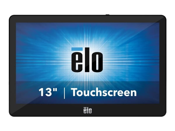 Elo ET1302L - Standless - LCD-monitori - 13,3" - kosketusnäyttö - 1920 x 1080 Full HD (1080p) - 300 cd/m² - 800:1 - 25 ms - HDMI, VGA, USB-C - kaiu...