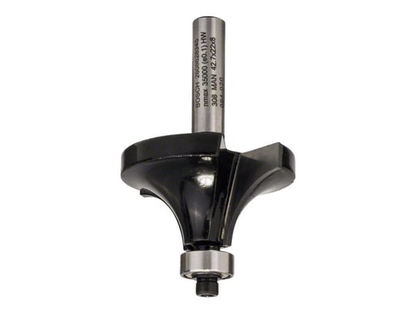 Bosch Standard - Rutertupp - for heltre, bløtt tre - Round over - 42.7 mm - lengde: 66 mm