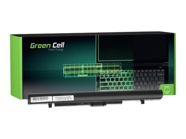 Green Cell - Batteri til bærbar PC (tilsvarer: Toshiba PA5212U-1BRS) - litiumion - 4-cellers - 2200 mAh - svart - for Dynabook Toshiba Satellite Pr...