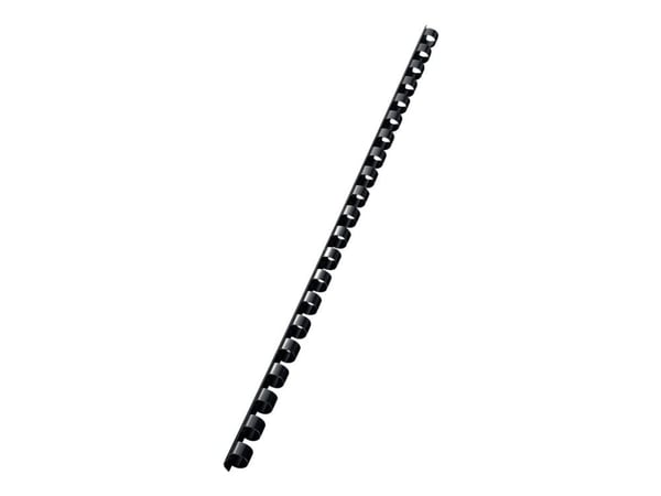Leitz ComBIND - 8 mm - 32 cm - 21 ringar - A4 (210 x 297 mm) - 45 ark - svart - 100 stk plastbindningskam Leitz ComBIND - 8 mm - 32 cm - 21 ringar - A4 (210 x 297 mm) - 45 ark - svart - 100 stk plastbindningskam