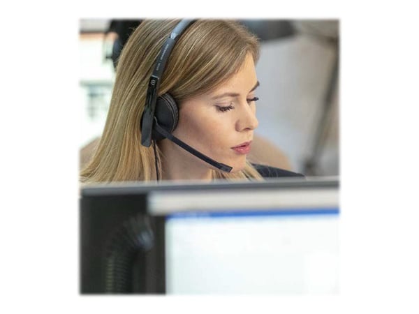EPOS ADAPT 135T USB-C II - ADAPT 100 Series - hodesett - on-ear - kablet - 3,5 mm jakk, USB-C - svart - Certified for Microsoft Teams, Optimert for UC