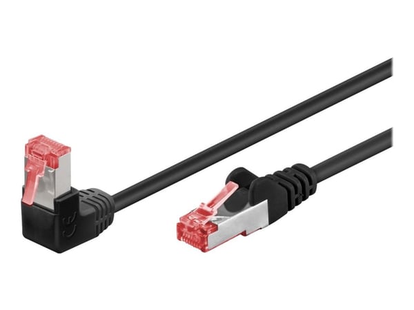goobay - Liitäntäkaapeli - RJ-45 (uros) kulmikas RJ-45 (uros) suora - 50 cm - 6 mm - SFTP, PiMF - CAT 6 - halogeeniton, pyöreä, kullanhohtoiset kos... goobay - Liitäntäkaapeli - RJ-45 (uros) kulmikas RJ-45 (uros) suora - 50 cm - 6 mm - SFTP, PiMF - CAT 6 - halogeeniton, pyöreä, kullanhohtoiset kos...