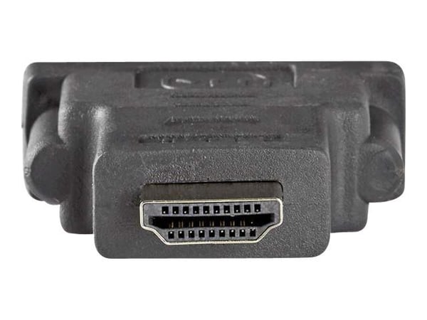 Nedis HDMI™-adapter | HDMI™-kontakt | DVI-D 24+1-pinners kontakt | Forgylt | Rett | ABS | Antrasitt | 1 stk | Emballasje med visningsvindu