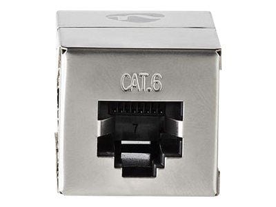 Nedis Cat 6 nettverksadapter | Skjermet | RJ45 (8P8C)-kontakt | RJ45 (8P8C)-kontakt | Rett | metall | Emballasje med vindu