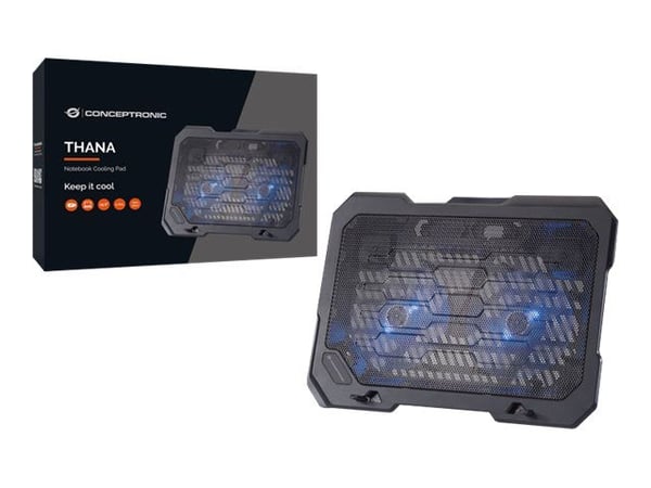 Conceptronic Thana - Notebookkjølepute - 15.6"