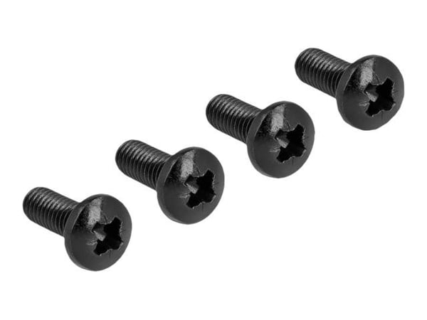 Delock - Teline - Seinäasennettava - musta - 1U - 19"