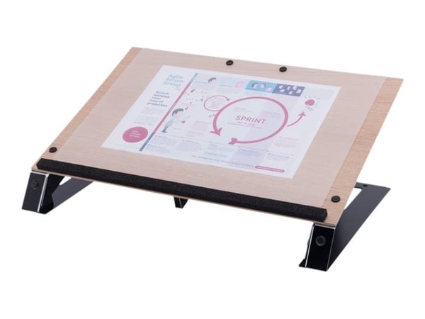 R-Go Document holder Read2Write - Dokumentholder - svart, brun