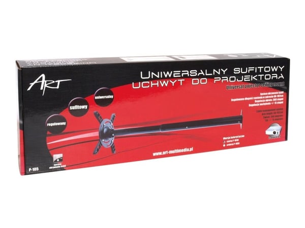 ART P-105, Loft, 15 kg, Sort, -180 - 180°, -15 - 15°, 102 cm
