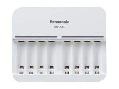 Panasonic eneloop BQ-CC63E - Batteriladdare - 8 x batteriladdning - 1,5 A
