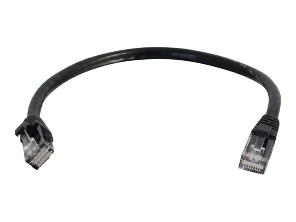 C2G Cat6 Booted Unshielded (UTP) Network Patch Cable - Koblingskabel - RJ-45 (hann) til RJ-45 (hann) - 30 cm - UTP - CAT 6 - formstøpt, uten hindri...