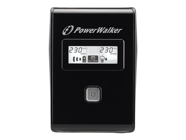 PowerWalker VI 850 LCD - UPS - AC 220/230/240 V - 480 Watt - 850 VA - 9 At - USB - sortering