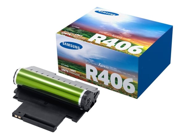 Samsung CLT-R406 - Svart, gul, cyan, magenta - original - bildebehandlingsenhet for skriver - for Samsung CLX-3300, 3302, 3303, 3304, 3305, 3306, 3...