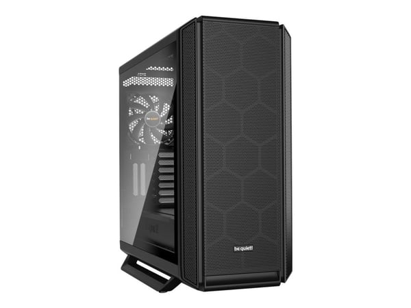 be quiet! Silent Base 802 Window Black, Midi Tower, PC, Musta, ATX, EATX, mikro ATX, Mini-ITX, Akryylinitriilibutadieenistyreeni (ABS), Terästä, Pe...