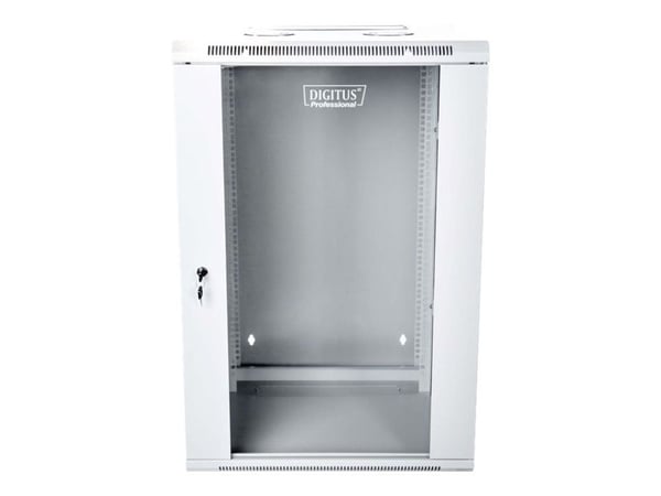 DIGITUS Professional DN-WD19 18U/600 - Skap - veggmonterbar - grå, RAL 7035 - 18U - 19"