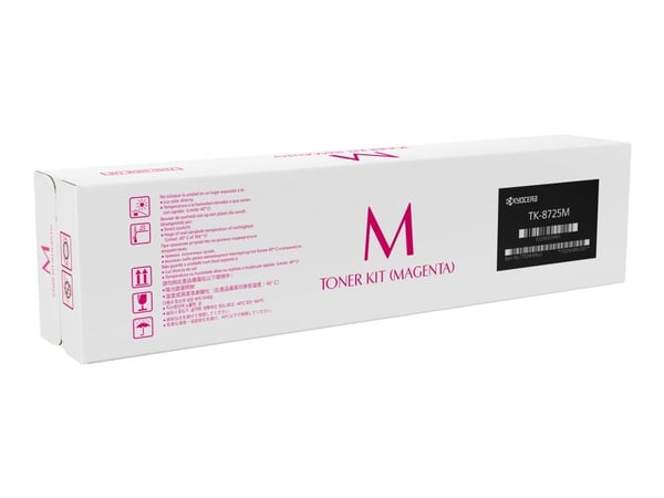 Kyocera TK 8725M - Magenta - original - tonerpatron - for TASKalfa 7052ci, 7353ci, 8052ci, 8353ci Kyocera TK 8725M - Magenta - original - tonerpatron - for TASKalfa 7052ci, 7353ci, 8052ci, 8353ci