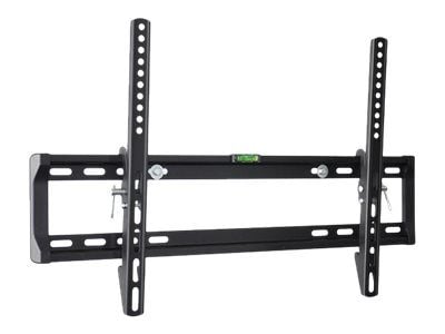 libox OSLO - Konsol - för LCD-TV - stål - svart - skärmstorlek: 32"-65" - monteringsgränssnitt: 600 x 400 mm - väggmonterbar