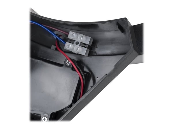 Maclean MCE290 - Vegglampe - LED - 10 W (ekvivalent 100 W) - nøytralt hvitt lys - 4000 K - svart