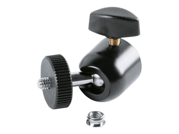K&M 19695 Universal joint - Monteringsadapter for mikrofon, mikrofonstativ - svart